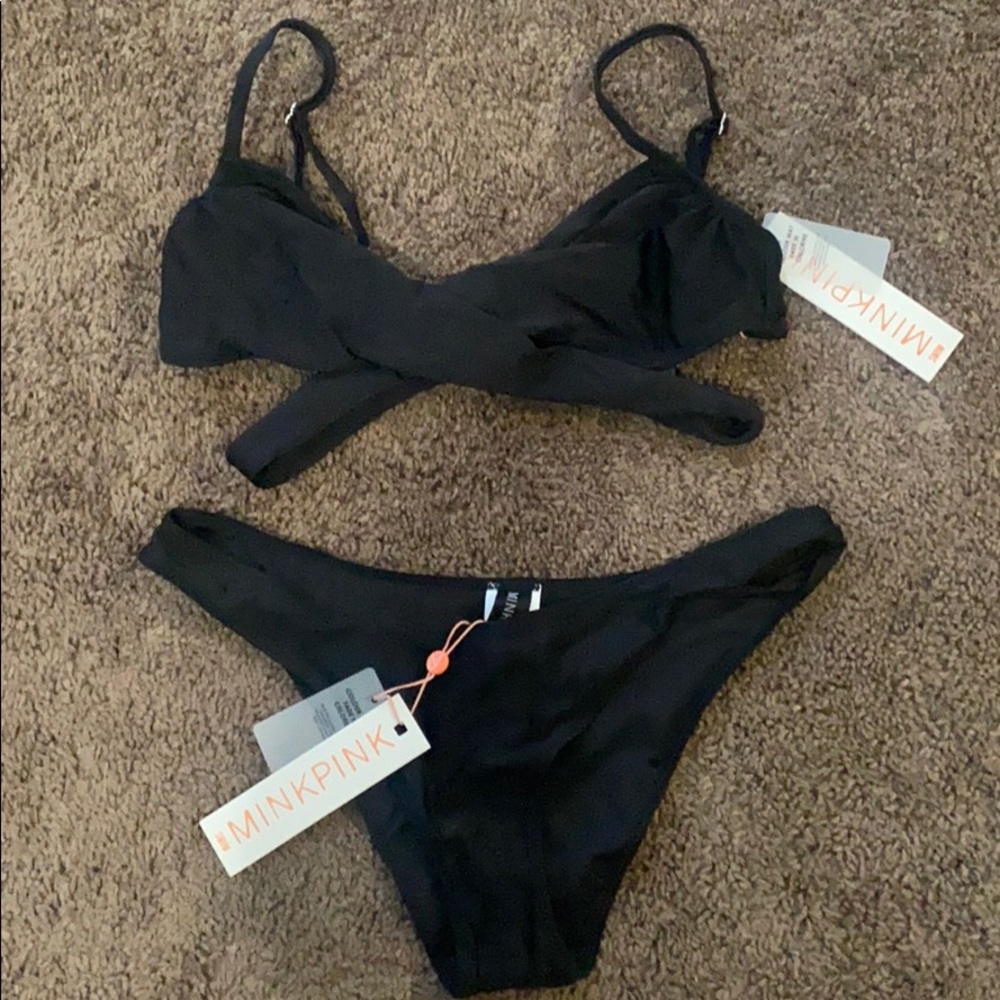 HP🎉 Black Mink Pink Bikini - Picture 2 of 7